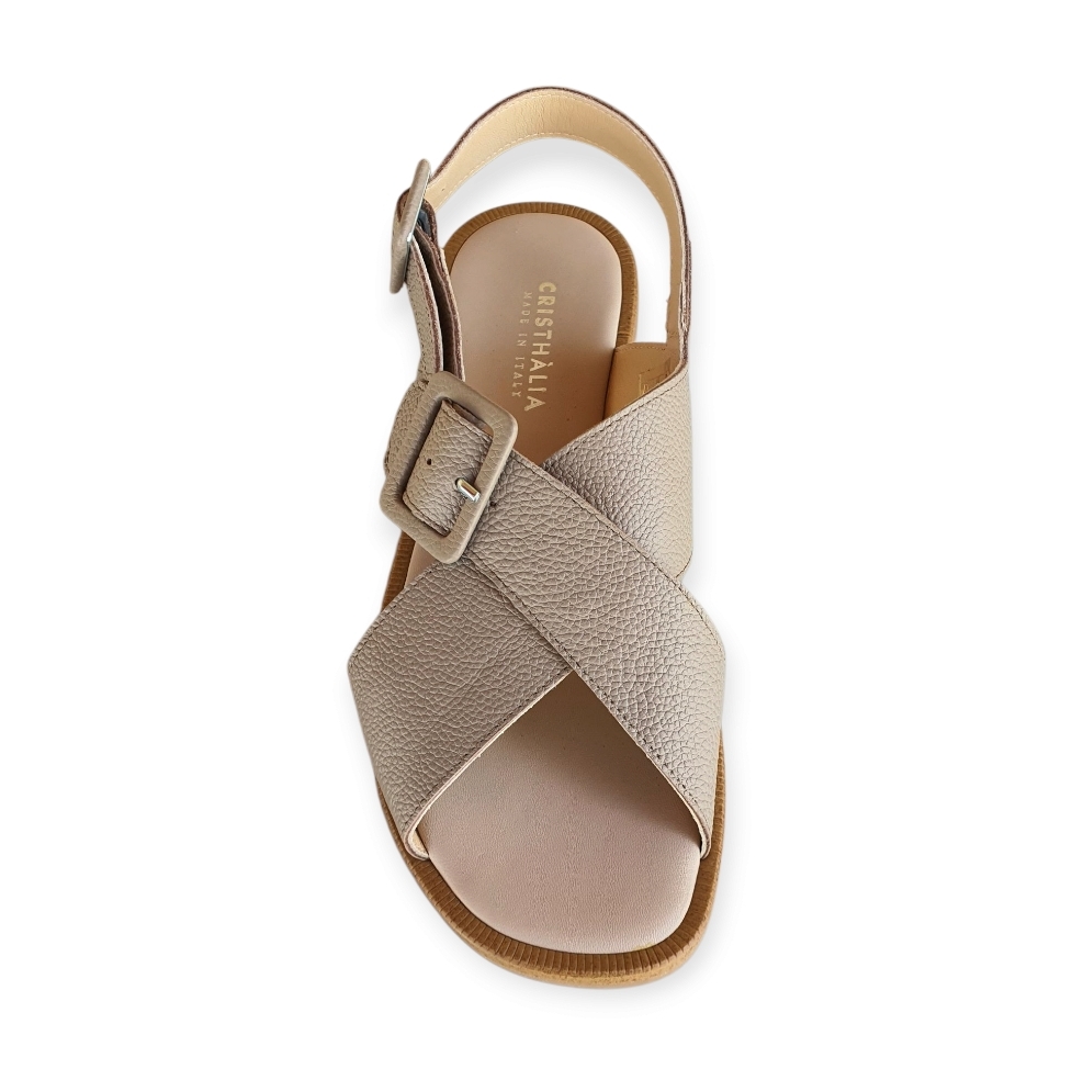 Nives-Alessia Beige martelatto